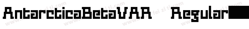 AntarcticaBetaVAR Regular字体转换